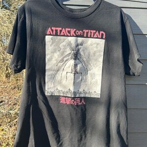 Attack on Titan Black Graphic T-Shirt